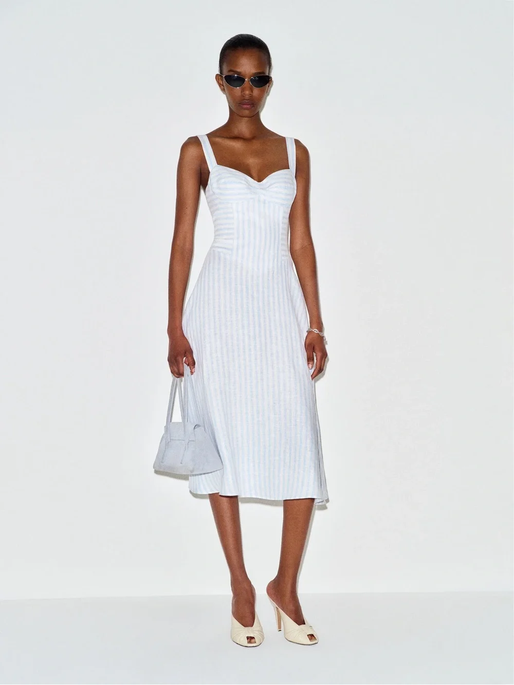 REFORMATION SUSINA LINEN DRESS BRAND NEW SIZE 6